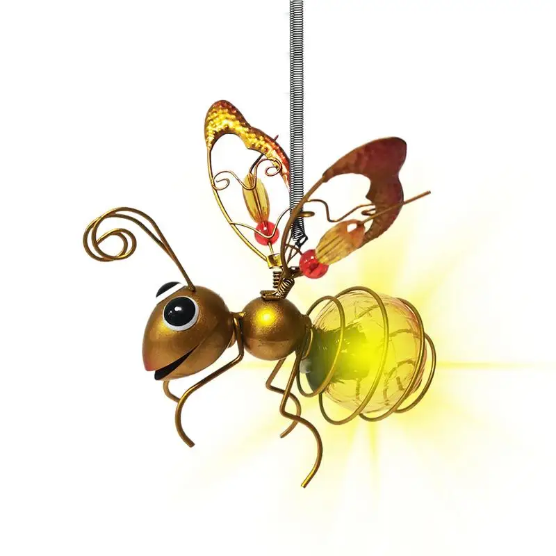 Butterfly Solar Lights For Outside Flying Bee Statue Solar Dangling Lights Outdoor Decorative Butterfly Lamp Metal Yard
Butterfly Solar Lights For Outside Flying Bee Statue Solar Dangling Lights Outdoor Decorative Butterfly Lamp Metal Yard