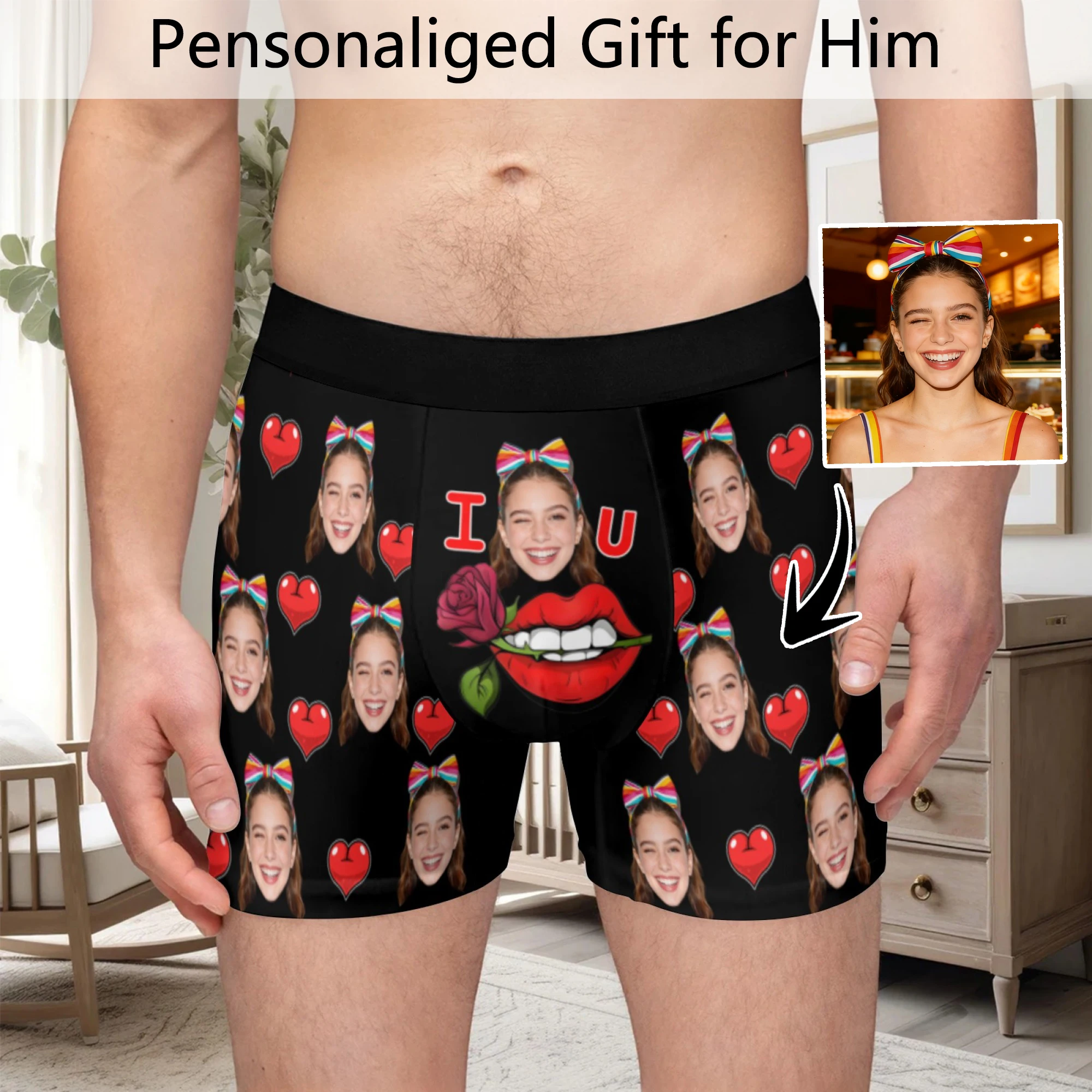 Customized personalized facial photos men's long underwear Valentine's Day gift underwear breathable and comfortable
Customized personalized facial photos men's long underwear Valentine's Day gift underwear breathable and comfortable
