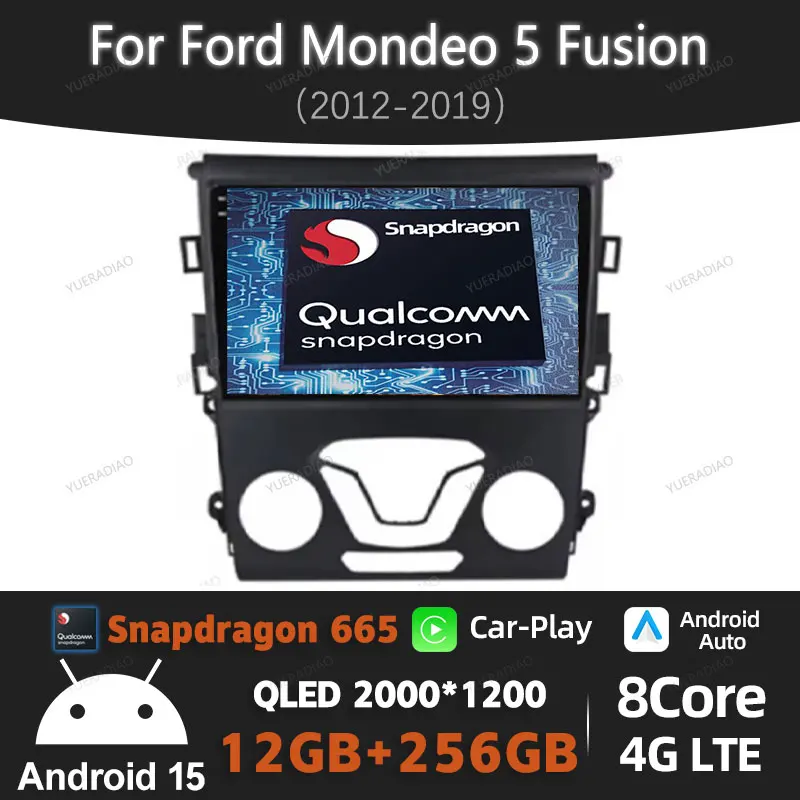 Android 15 Car Radio For Ford Mondeo 5 Fusion 2012 2013 2014 Carplay Auto Multimedia Stereo Video Player 4G WIFI GPS NAVI DSP BT
Android 15 Car Radio For Ford Mondeo 5 Fusion 2012 2013 2014 Carplay Auto Multimedia Stereo Video Player 4G WIFI GPS NAVI DSP BT
