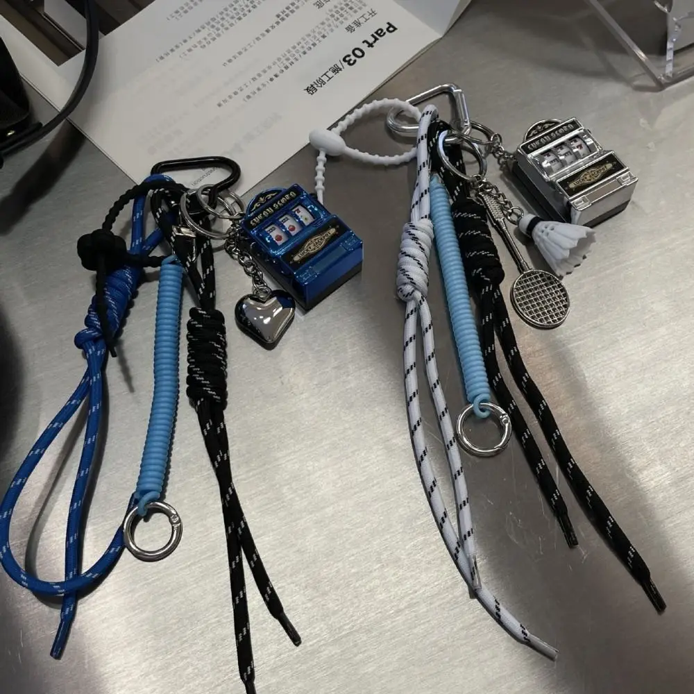 New Creative Bag Hanging Keychain Woven Rope Metal Buckle Phone Pendant Keyring Men Women Jewelry Accessories Bag Accessories
New Creative Bag Hanging Keychain Woven Rope Metal Buckle Phone Pendant Keyring Men Women Jewelry Accessories Bag Accessories