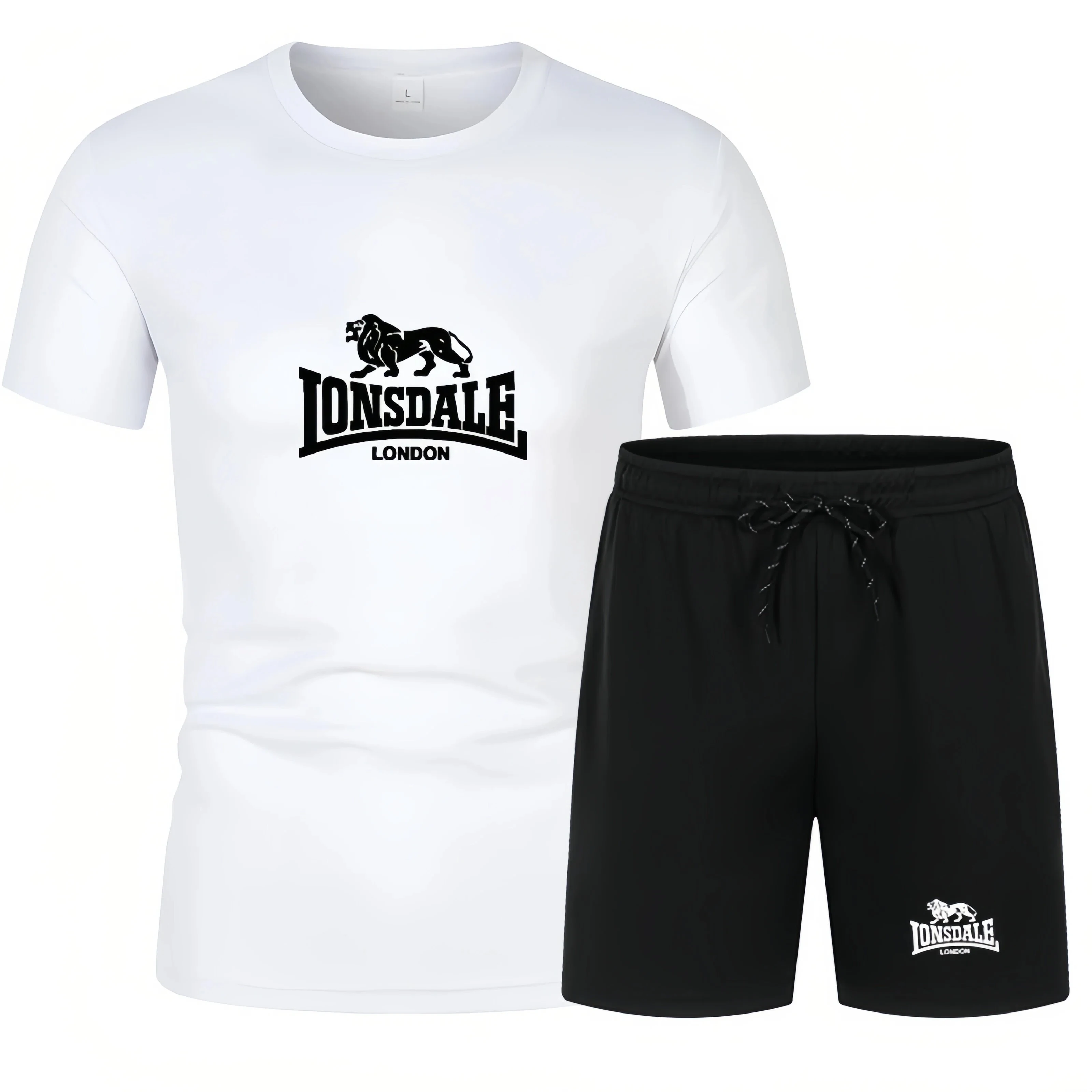Summer Youth Men's Clothing Comfortable Sports Shorts Set Printed Pattern T-Shirt 2 Piece Outfit Casual Athletic Wear T-Shirts S
Summer Youth Men's Clothing Comfortable Sports Shorts Set Printed Pattern T-Shirt 2 Piece Outfit Casual Athletic Wear T-Shirts S