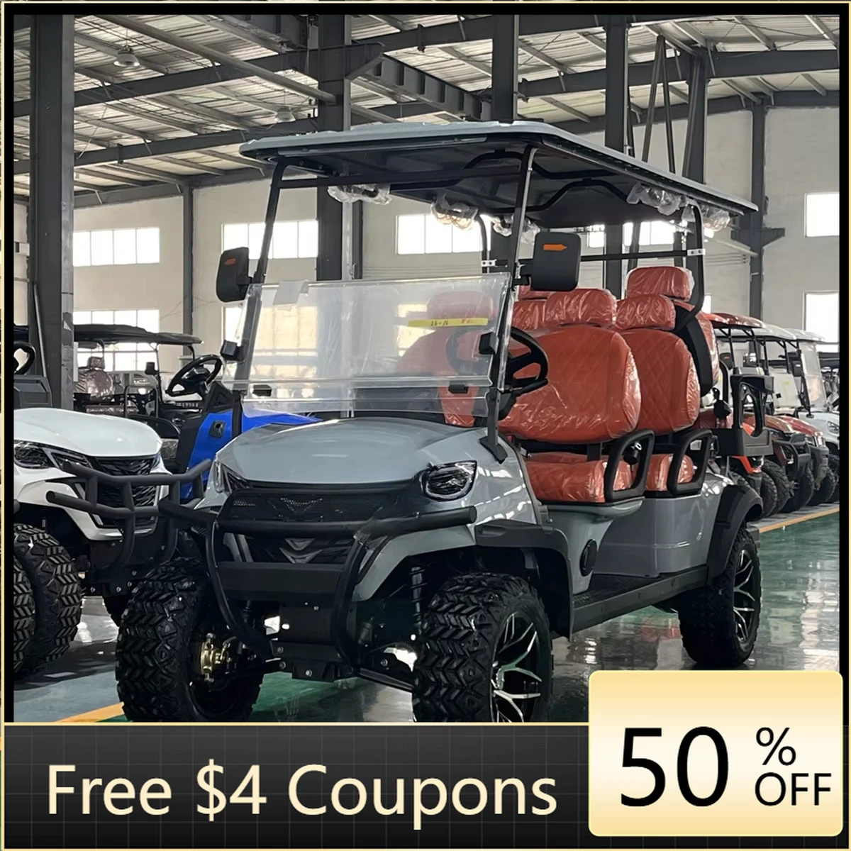 Rs 2026 Hot-selling 6-seat electric golf cart Off-road hunting golf cart, CE certified
Rs 2026 Hot-selling 6-seat electric golf cart Off-road hunting golf cart, CE certified