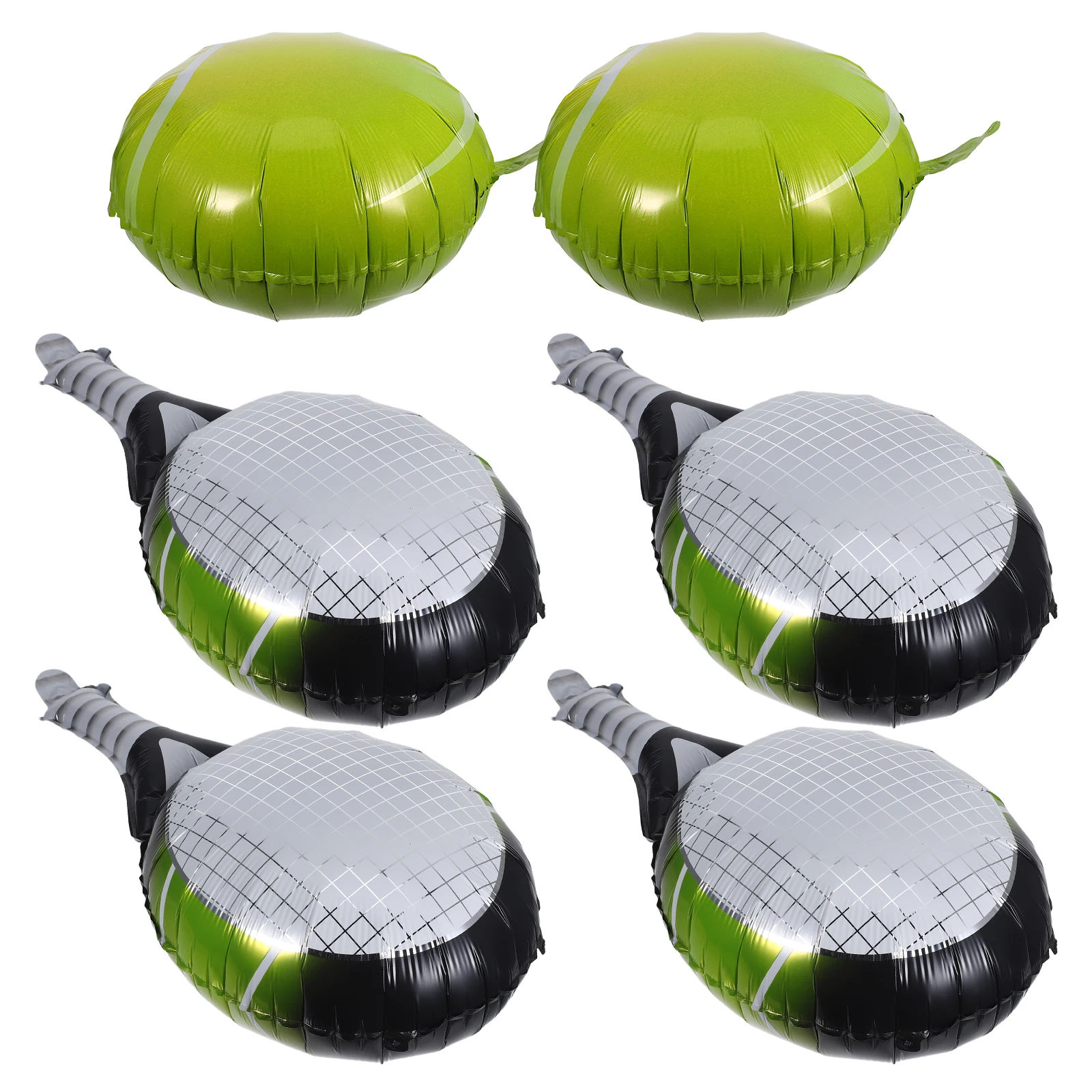 6 Pieces Tennis Racket Balloons 18 Inch Balls Party Decorations Aluminum Foil Balloons Hangable Birthday Celebrations Tennis
6 Pieces Tennis Racket Balloons 18 Inch Balls Party Decorations Aluminum Foil Balloons Hangable Birthday Celebrations Tennis