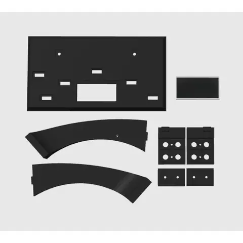 BUILDLY DIY Building Block Display Bracket Holder Stand for LEGO Star Wars Dark Millennium Falcon 75389
