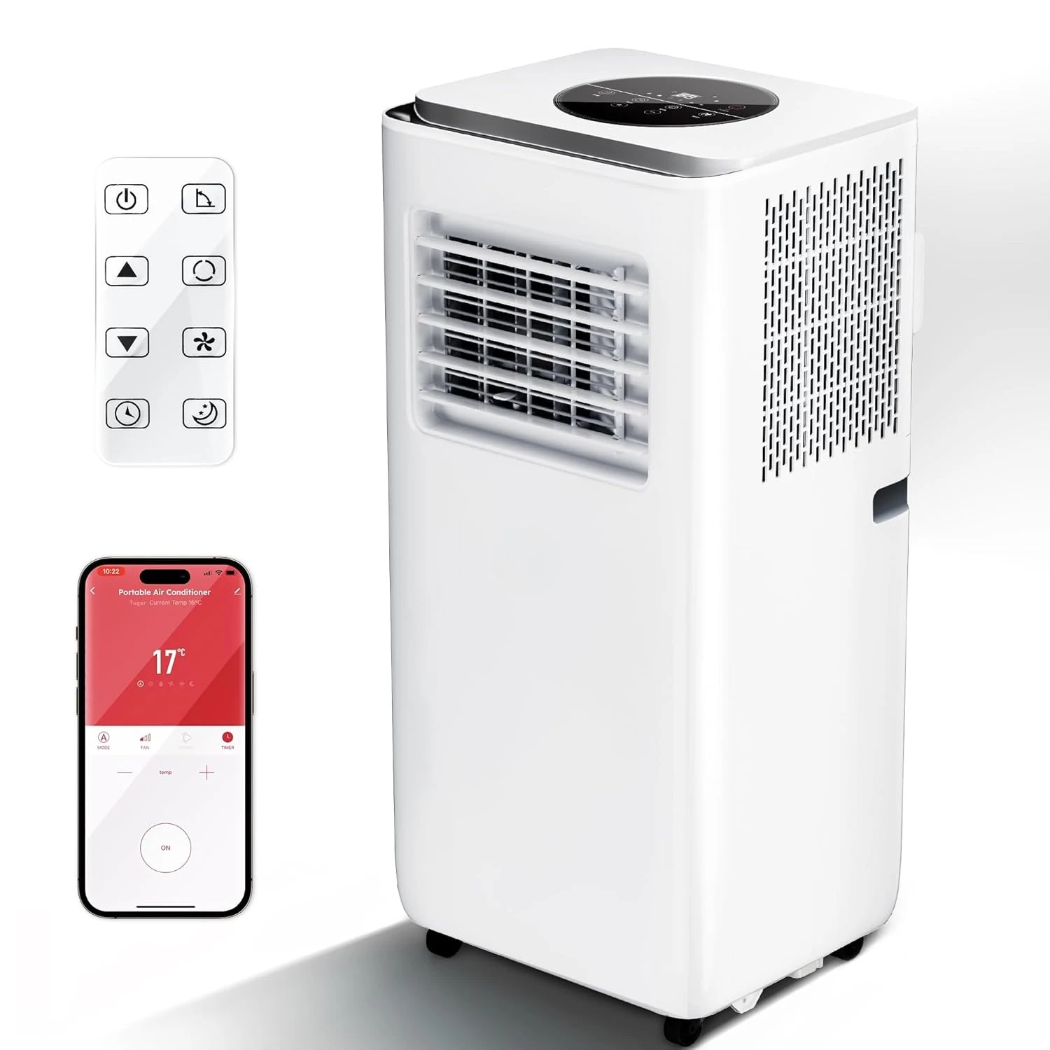 Портативный кондиционер 8000 BTU с интеллектуальным управлением через приложение и пультом ДУ, 3-в-1: охлаждение, осушение, вентиляция, индивидуальная настройка
Портативный кондиционер 8000 BTU с интеллектуальным управлением через приложение и пультом ДУ, 3-в-1: охлаждение, осушение, вентиляция, индивидуальная настройка
