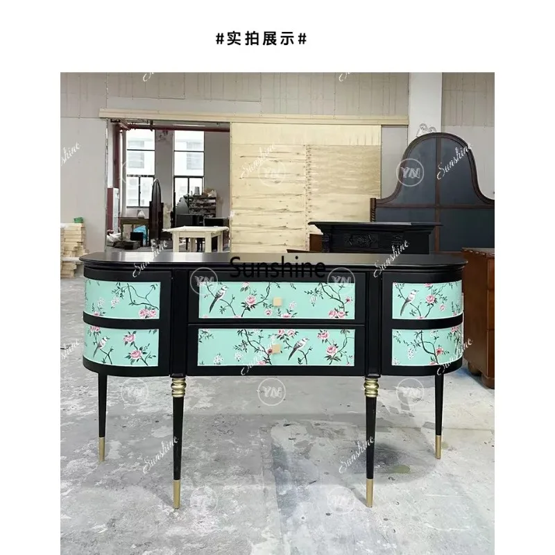 YRetro solid wood entrance, TV cabinet classic drawer, can be customized small apartment
YRetro solid wood entrance, TV cabinet classic drawer, can be customized small apartment