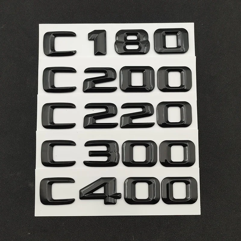 3d ABS Black Logo C200 C220 C250 C300 C350 C400 C450 Emblem Letters Car Sticker For Mercedes Benz W205 W204 W203 Accessories
3d ABS Black Logo C200 C220 C250 C300 C350 C400 C450 Emblem Letters Car Sticker For Mercedes Benz W205 W204 W203 Accessories