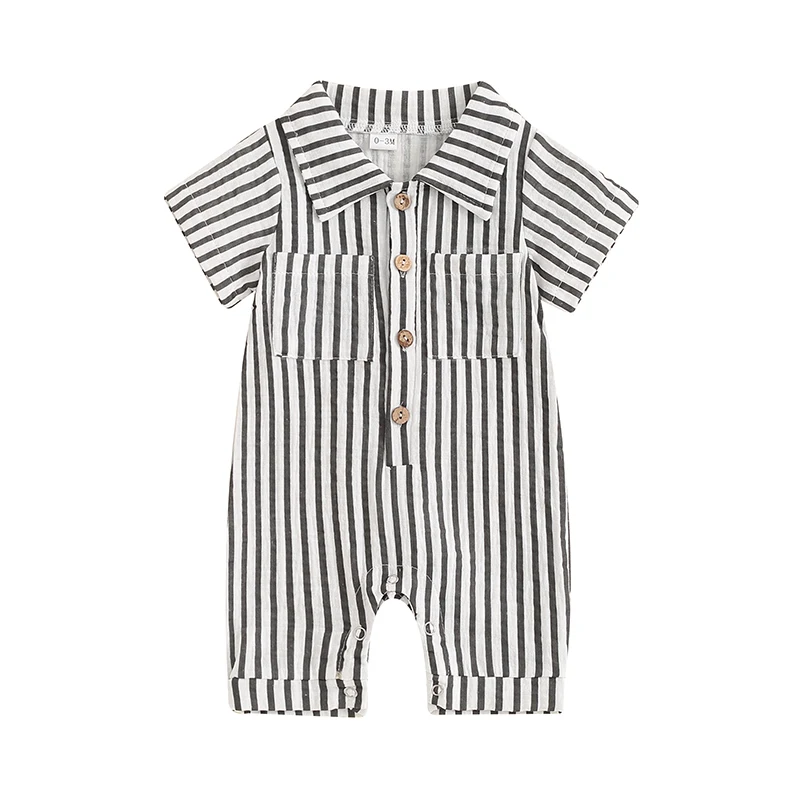 Infant Summer Clothes Newborn Baby Boy Solid Lapel Short Sleeve Button Cotton Linen Romper Jumpsuit Outfit
Infant Summer Clothes Newborn Baby Boy Solid Lapel Short Sleeve Button Cotton Linen Romper Jumpsuit Outfit
