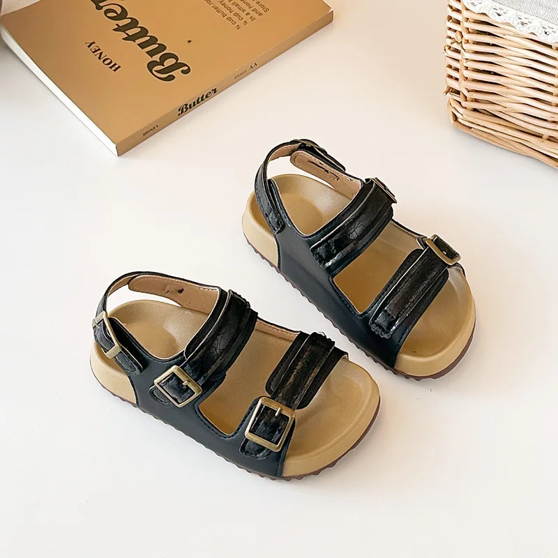 Изысканные детские сандалии с мраморным узором, летние новые модные пляжные туфли с пряжкой для девочек, обувь для мальчиков и школьников
Изысканные детские сандалии с мраморным узором, летние новые модные пляжные туфли с пряжкой для девочек, обувь для мальчиков и школьников