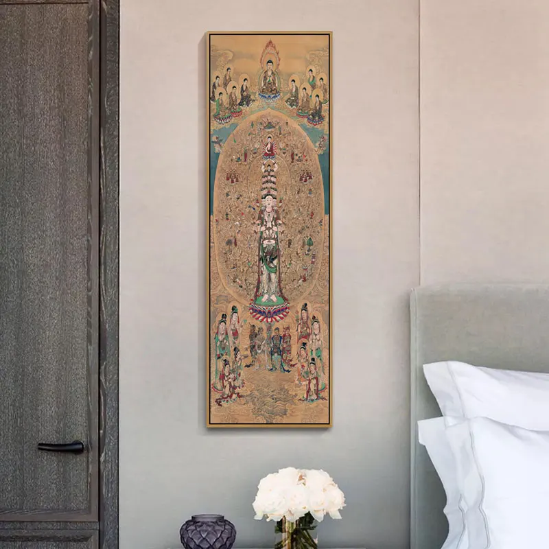 Buddhist Buddha Thangka Canvas Print Painting Poster India Chinese Zen Home Decoration Wall Art Picture for Living Room No Frame
Buddhist Buddha Thangka Canvas Print Painting Poster India Chinese Zen Home Decoration Wall Art Picture for Living Room No Frame