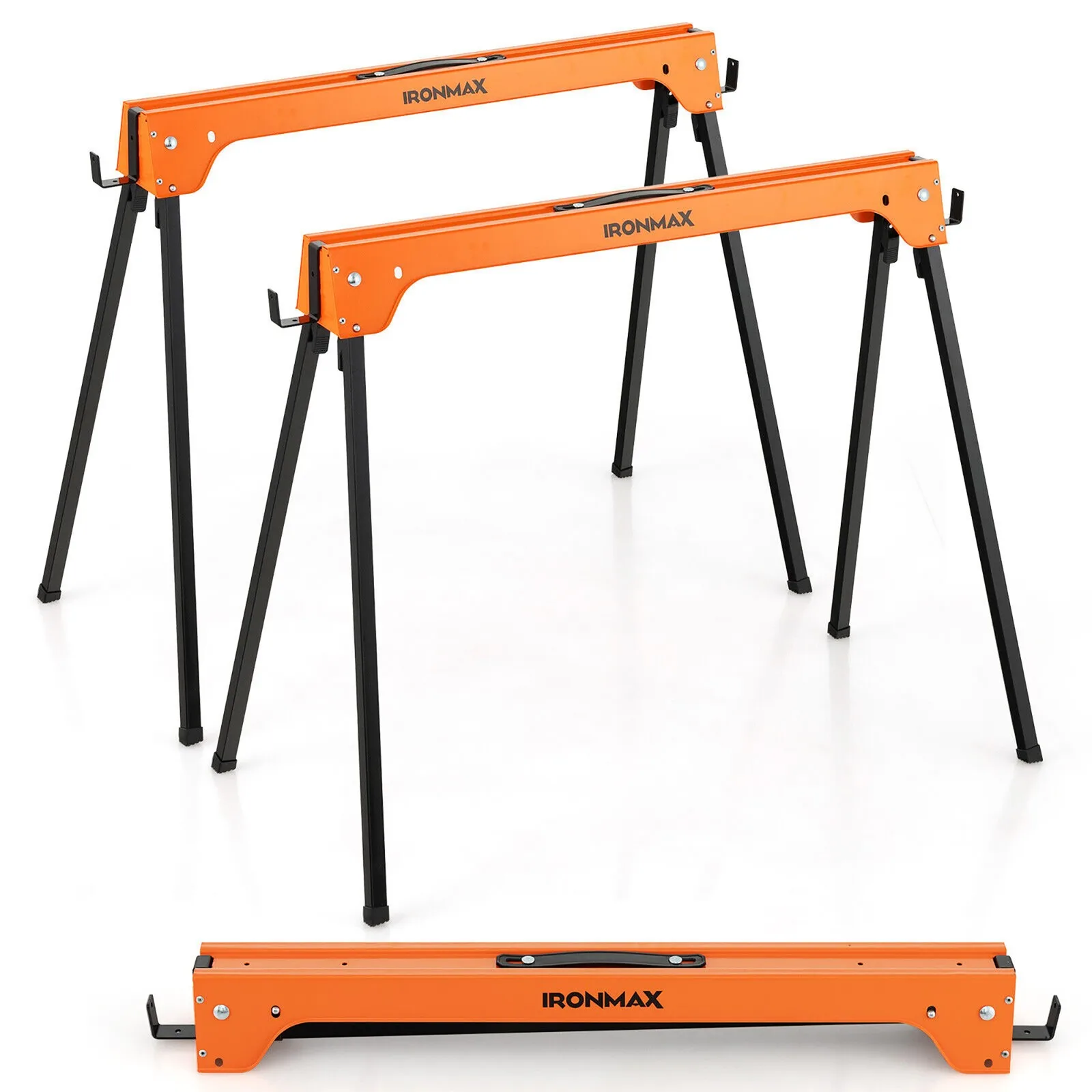 Saw Horses 2 Pack Folding Sawhorse Portable Heavy Duty 1366 LBS Weight Capacity
Saw Horses 2 Pack Folding Sawhorse Portable Heavy Duty 1366 LBS Weight Capacity