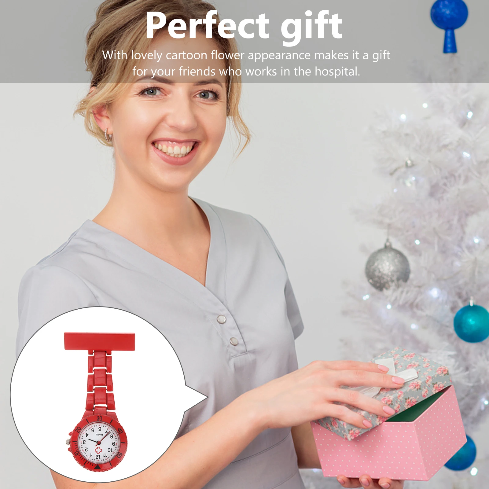 Nurse Women Fashionable Clip-On Nursing Watch Operated Lightweight Aluminium Alloy Portable Hanging
Nurse Women Fashionable Clip-On Nursing Watch Operated Lightweight Aluminium Alloy Portable Hanging