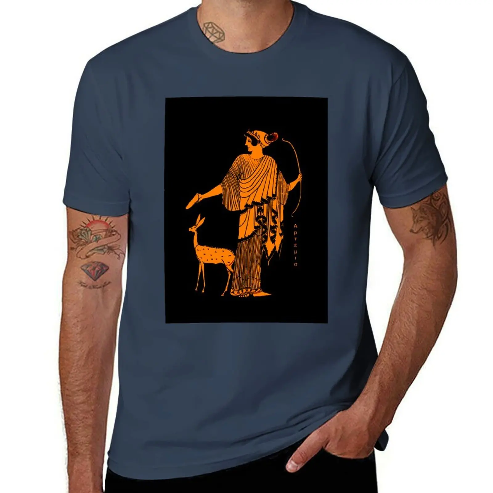 Artemis figure Greek ancient design red T-Shirt Festival Casual Short Sleeve
Artemis figure Greek ancient design red T-Shirt Festival Casual Short Sleeve