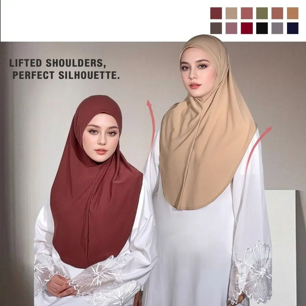 Solid Color Eid Al-Fitr Long Turban Adjustable Multiple Colors Arab Lady Headscarf Elastic Breathable Hijab Head Wrap Ethnic
Solid Color Eid Al-Fitr Long Turban Adjustable Multiple Colors Arab Lady Headscarf Elastic Breathable Hijab Head Wrap Ethnic