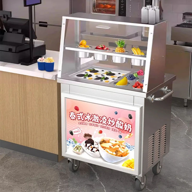 1200W Commercial Ice Cream Maker with Automatic Double-Layer Square Pan for Making Thick-Cut Ice Cream 220V/110V(Customized)
1200W Commercial Ice Cream Maker with Automatic Double-Layer Square Pan for Making Thick-Cut Ice Cream 220V/110V(Customized)