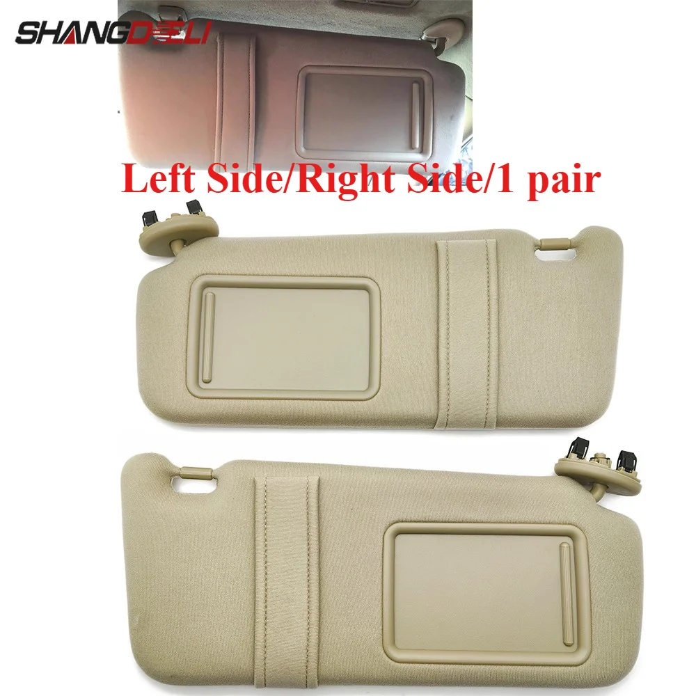 Left Side/Right Side/1pair Gray Car Sun Visor with Makeup Mirror Fit for Camry 2007-2011 Sun Shade Visor Interior Accessories
Left Side/Right Side/1pair Gray Car Sun Visor with Makeup Mirror Fit for Camry 2007-2011 Sun Shade Visor Interior Accessories