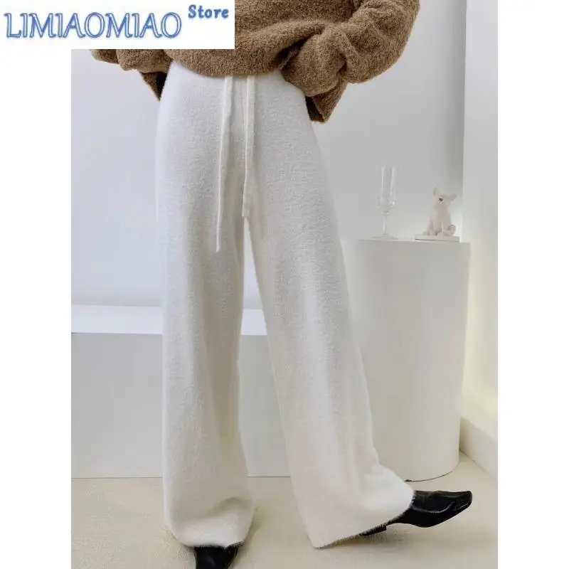 New Wool Fashion Versatile Loose Knit Casual Pants for Women's Autumn Korean Wide Leg Pants
New Wool Fashion Versatile Loose Knit Casual Pants for Women's Autumn Korean Wide Leg Pants