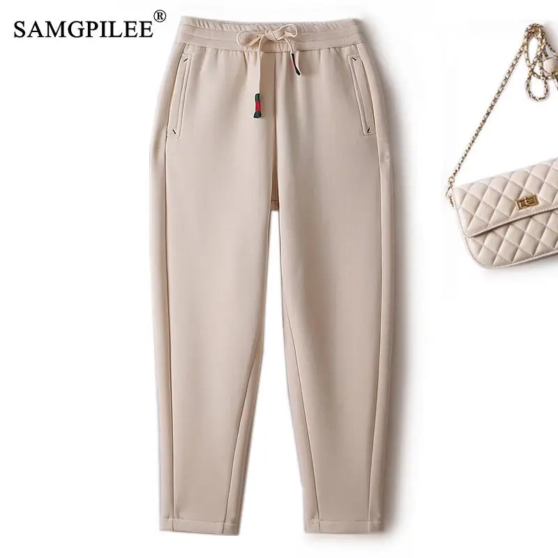 Pants For Women 2022 Winter Show Thin Pants Plus Velvet Warm Radish Pants Elastic Waist Waistband Casual Y2k Clothes 4XL
Pants For Women 2022 Winter Show Thin Pants Plus Velvet Warm Radish Pants Elastic Waist Waistband Casual Y2k Clothes 4XL