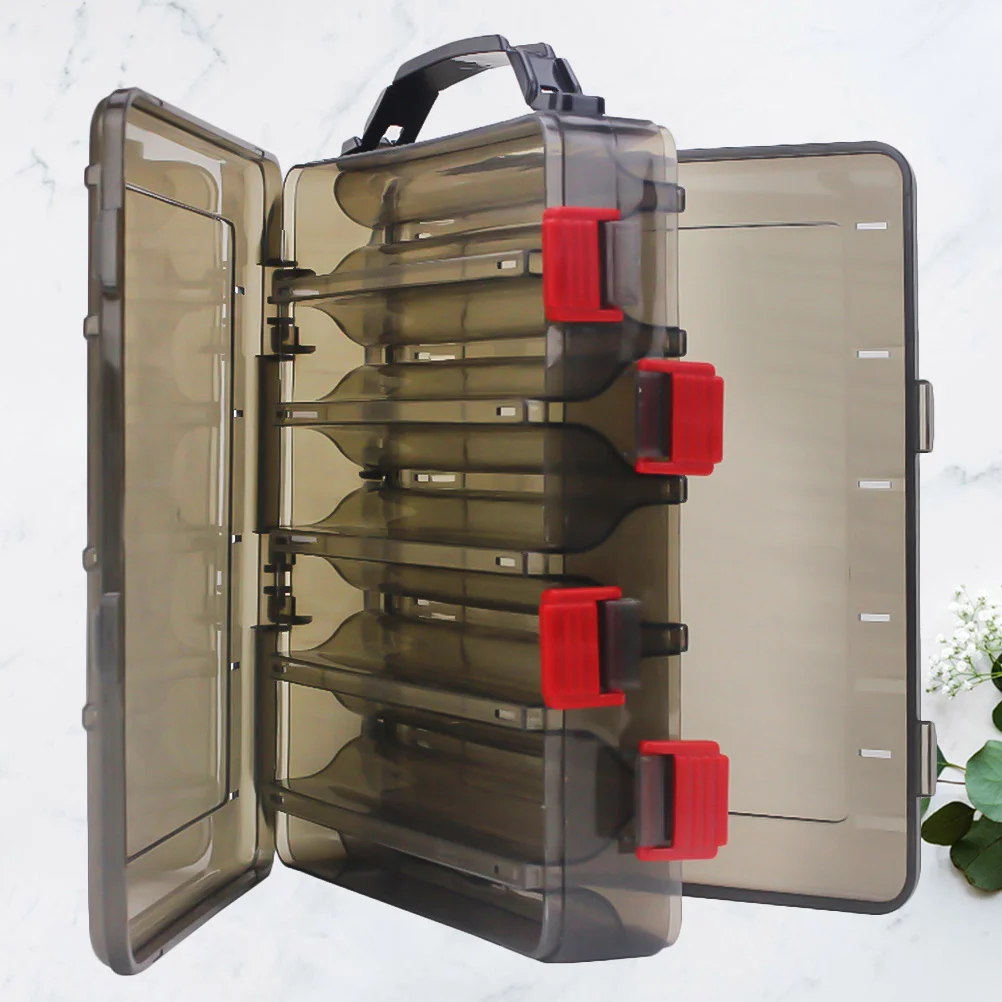 1Pcs Fishing Bait Storage Box Translucent Thickened 10 Grid Double Layer Large Capacity Waterproof Fishing Hook Tackle Tool Case
1Pcs Fishing Bait Storage Box Translucent Thickened 10 Grid Double Layer Large Capacity Waterproof Fishing Hook Tackle Tool Case