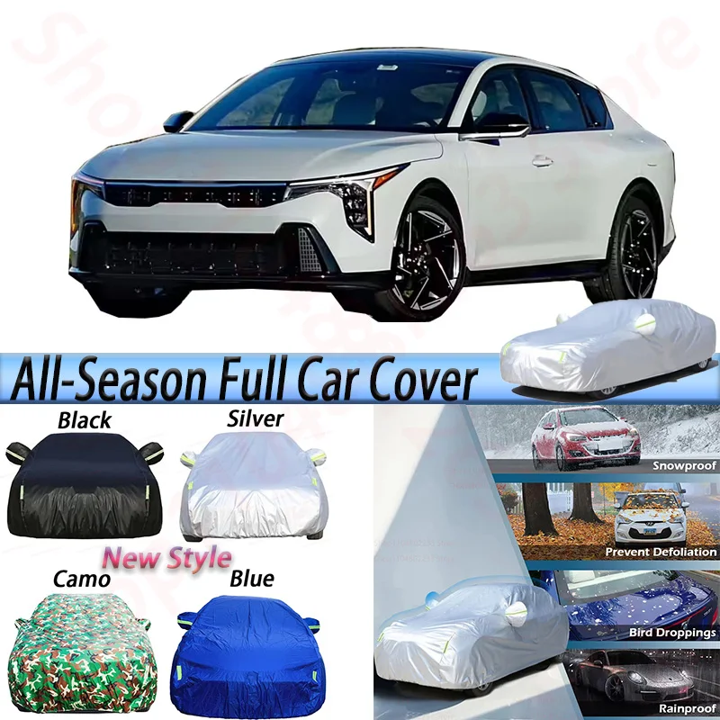 Windproof All-season Car Cover Auto Sun Rain Snow Protection Dustproof Auto Cover For Kia K4 Sedan Hatchback 2023-2026
Windproof All-season Car Cover Auto Sun Rain Snow Protection Dustproof Auto Cover For Kia K4 Sedan Hatchback 2023-2026