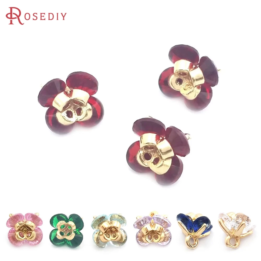 6PCS 18K Gold Color 3D Flower Charms Pendants Necklace Earrings High Quality Jewelry Diy Accessories
6PCS 18K Gold Color 3D Flower Charms Pendants Necklace Earrings High Quality Jewelry Diy Accessories