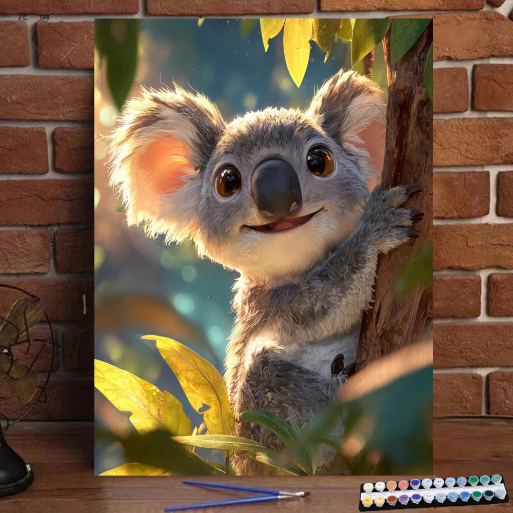 Painting by Numbers adorable koala Digital Painting Handmade Adult Children Gift Wall Decoration D
Painting by Numbers adorable koala Digital Painting Handmade Adult Children Gift Wall Decoration D