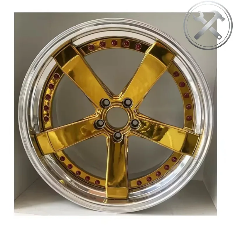 Customized 2 Piece Forged Wheels 18 19 20 21 22 23 24 Inch Brushed Gold Forged Alloy Universal Aftermarket Wheel Rims
Customized 2 Piece Forged Wheels 18 19 20 21 22 23 24 Inch Brushed Gold Forged Alloy Universal Aftermarket Wheel Rims
