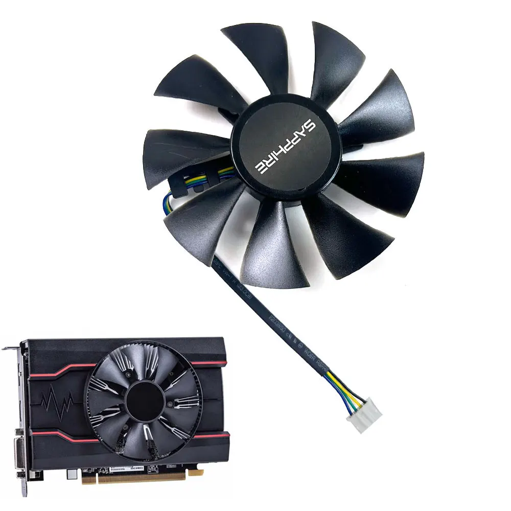 NEW Cooling Fan DIY 85MM 4PIN GA91S2H 12V 0.35A RX550 GPU FAN For SAPPHIRE RX550 PULSE Video Graphics Card FANS
NEW Cooling Fan DIY 85MM 4PIN GA91S2H 12V 0.35A RX550 GPU FAN For SAPPHIRE RX550 PULSE Video Graphics Card FANS