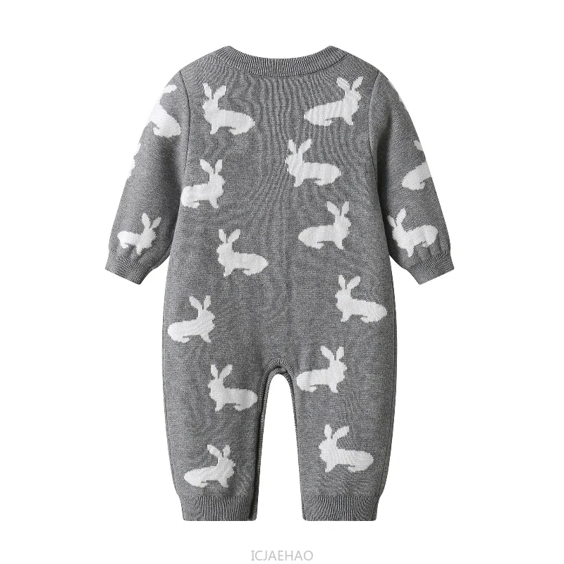 2025 New Winter Clothes Baby Knit Romper Costume Children Grey Cotton Kids Infant Crawling Outfit Rabbit Jacquard Jumpsuit
2025 New Winter Clothes Baby Knit Romper Costume Children Grey Cotton Kids Infant Crawling Outfit Rabbit Jacquard Jumpsuit