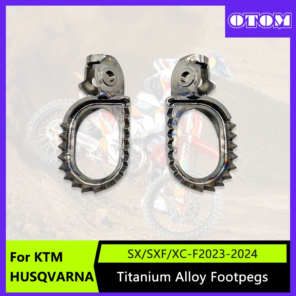 Motorcycle Titanium Alloy Footpeg Foot Pegs Rest Front Pedal Footrests For KTM SXF XC EXC HUSQVARNA FE TC TE GASGAS MC 2023-2024
Motorcycle Titanium Alloy Footpeg Foot Pegs Rest Front Pedal Footrests For KTM SXF XC EXC HUSQVARNA FE TC TE GASGAS MC 2023-2024
