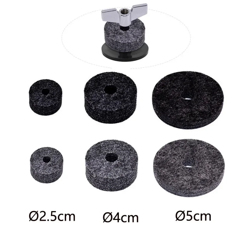 10pcs Drum Kit Cymbal Felt Pad 2.5CM 4.5CM 5CM Drum Kit Non-slip Felt Drum Kit Accessories
10pcs Drum Kit Cymbal Felt Pad 2.5CM 4.5CM 5CM Drum Kit Non-slip Felt Drum Kit Accessories