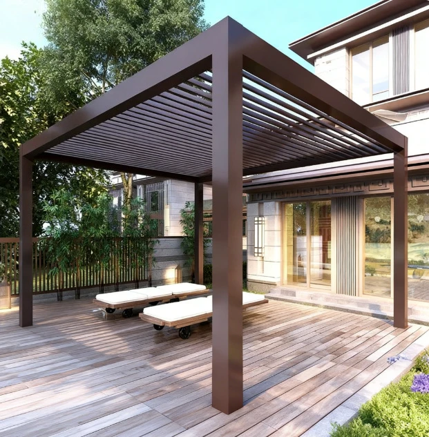 Venetian Flip Gazebo, Outdoor Courtyard Villa Garden Windproof Roller Shutter Electric Aluminum Alloy Pavilion
Venetian Flip Gazebo, Outdoor Courtyard Villa Garden Windproof Roller Shutter Electric Aluminum Alloy Pavilion