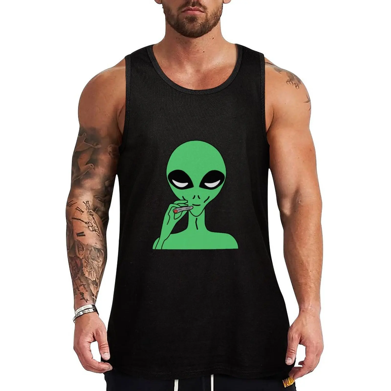 Green Alien Tank Top Gym Muscle Tank Top Sleeveless Fitness Athletic Wear
Green Alien Tank Top Gym Muscle Tank Top Sleeveless Fitness Athletic Wear