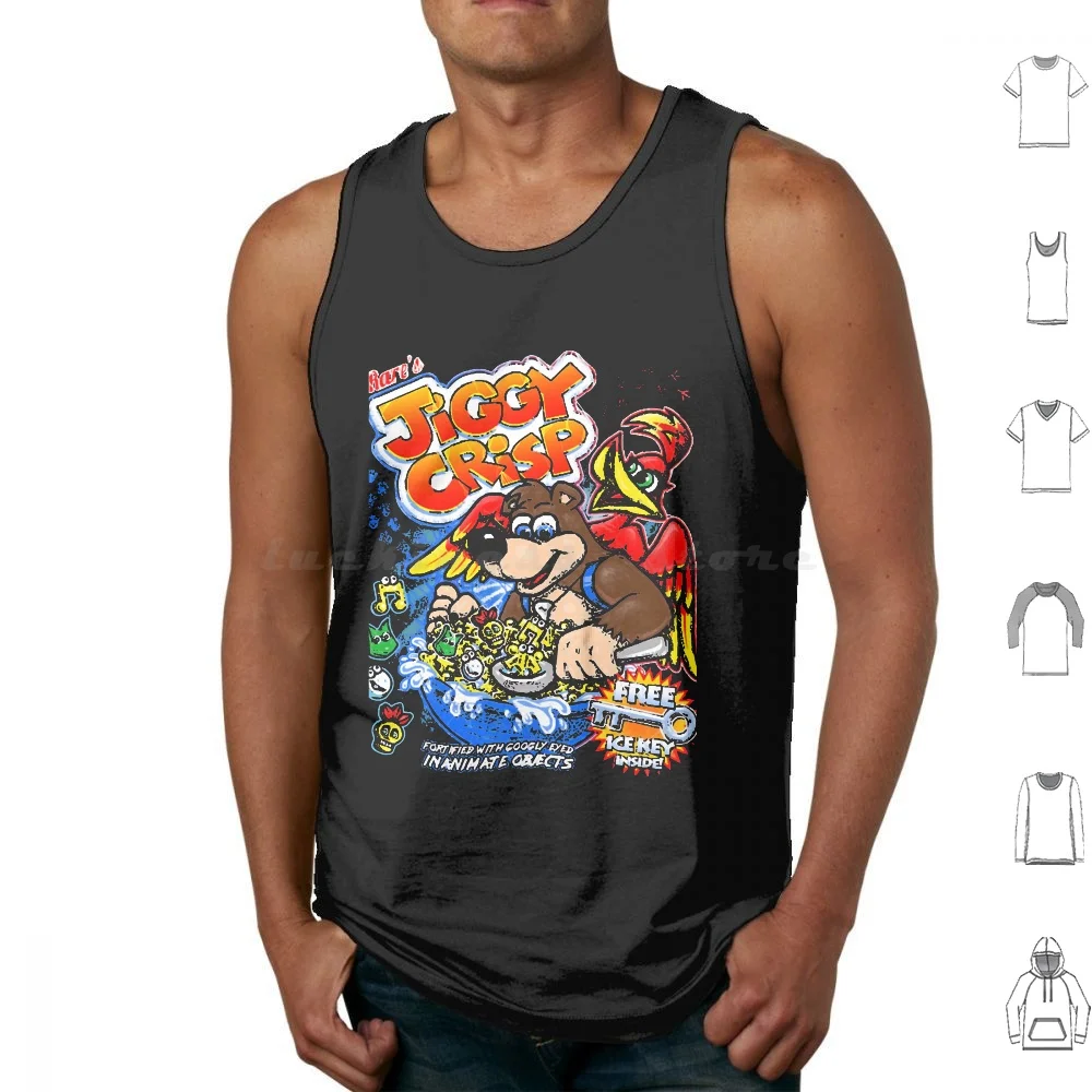 Jiggy Crisp Tank Tops Print Cotton Banjo Rare Rareware N64 Kazooie Banjo Tooie Gaming Bear Bird Video Games Games 64 64
Jiggy Crisp Tank Tops Print Cotton Banjo Rare Rareware N64 Kazooie Banjo Tooie Gaming Bear Bird Video Games Games 64 64