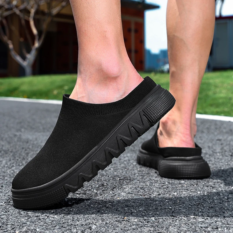 New Couple Closed Toe Mules Solid Color Wide Toe Box Thick Sole Lightweight Breathable Slip On Plus Size Slippers
New Couple Closed Toe Mules Solid Color Wide Toe Box Thick Sole Lightweight Breathable Slip On Plus Size Slippers