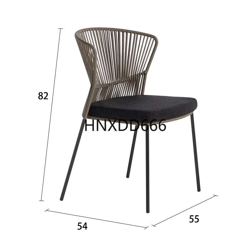 Nordic Rope Garden Chairs Creative Outdoor Furniture Set Leisure Armchairs Waterproof Balcony Garden Chair Cafe Backrest Chairs
Nordic Rope Garden Chairs Creative Outdoor Furniture Set Leisure Armchairs Waterproof Balcony Garden Chair Cafe Backrest Chairs