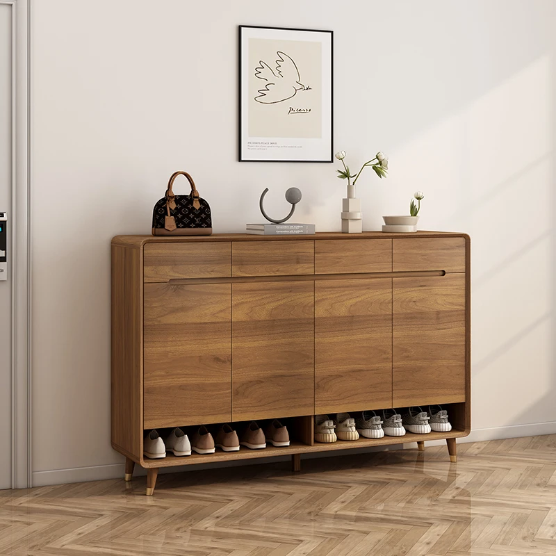 Solid wood shoe cabinet, Nordic home entrance, entrance cabinet, large capacity storage cabinet, new Chinese hall cabinet
Solid wood shoe cabinet, Nordic home entrance, entrance cabinet, large capacity storage cabinet, new Chinese hall cabinet