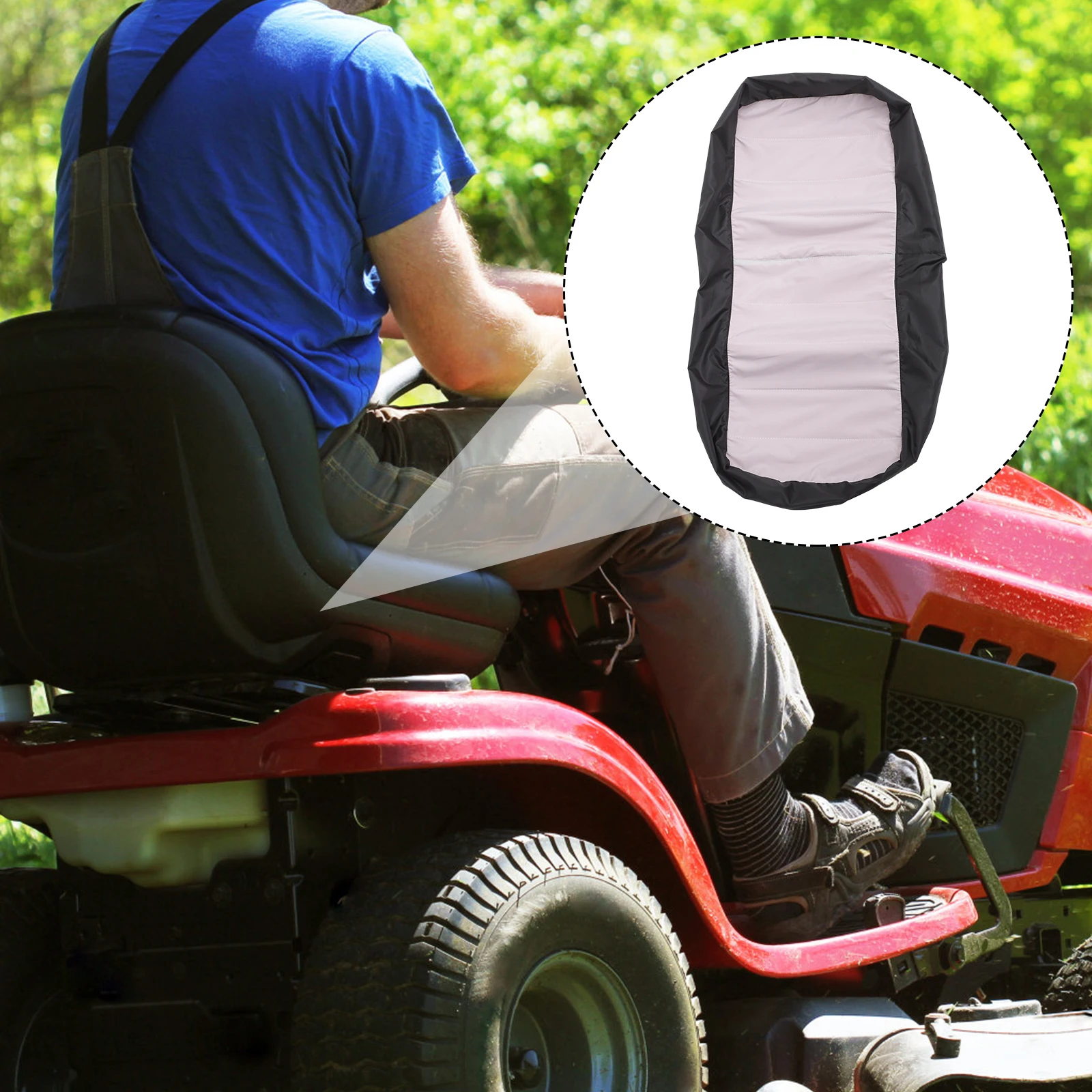 1pc Universal Weeder Seat Cover Cushion Waterproof Dirt Resistant Tractor Protective Cover Durable Comfortable Long Lasting 
1pc Universal Weeder Seat Cover Cushion Waterproof Dirt Resistant Tractor Protective Cover Durable Comfortable Long Lasting
