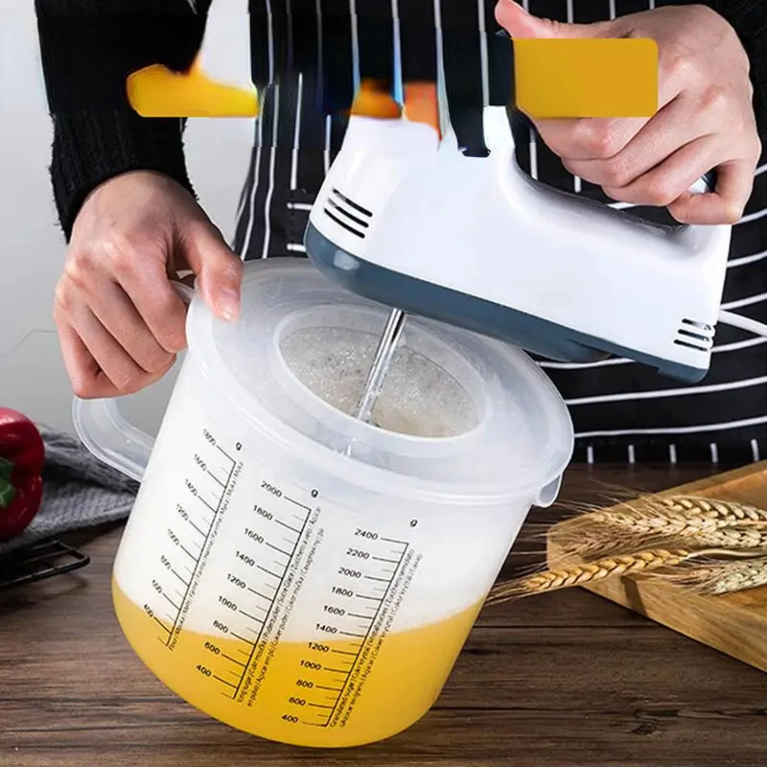 Spacious Measuring Cup Mixing Lid Essential Scale with Measure and 2.5L Kitchen Transparent Convenient Baking Precise Bowl - for
Spacious Measuring Cup Mixing Lid Essential Scale with Measure and 2.5L Kitchen Transparent Convenient Baking Precise Bowl - for