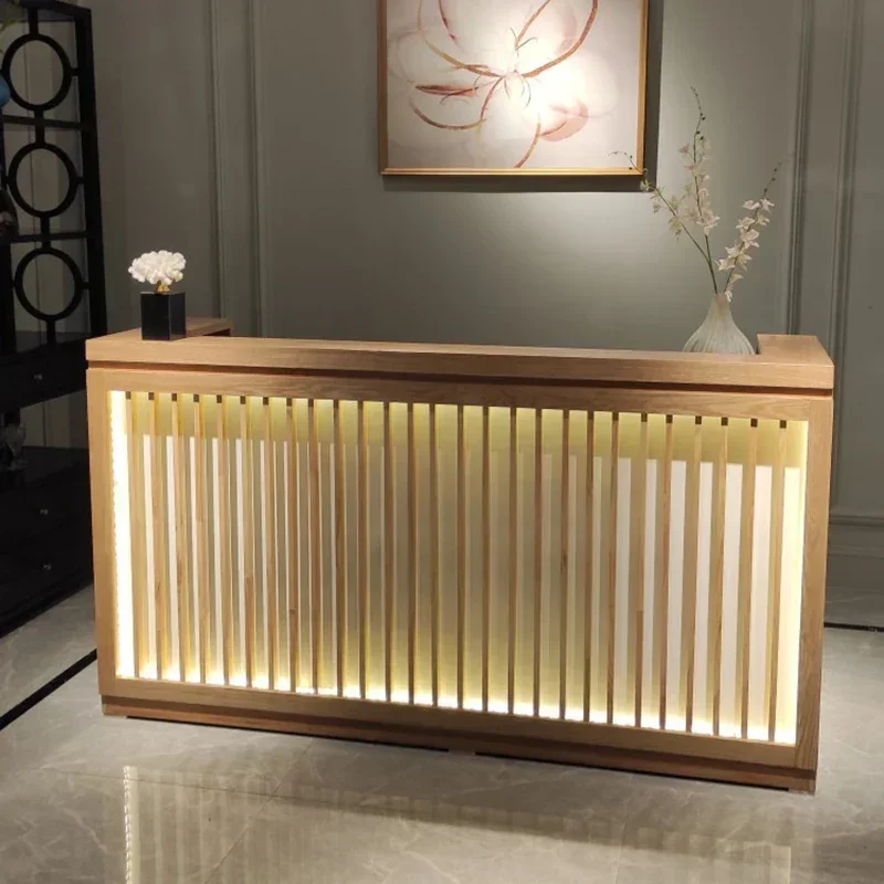 Wooden Customer Center Reception Desks Beauty Checkout Salon Reception Table Modern Meuble Caisse Boutique Comptoir Furniture
Wooden Customer Center Reception Desks Beauty Checkout Salon Reception Table Modern Meuble Caisse Boutique Comptoir Furniture