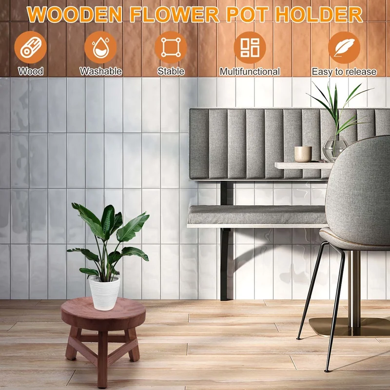 Деревянная подставка для растений, высокая подставка-табурет для цветов, многофункциональный держатель для цветочных горшков, для украшения сада и гостиной
Деревянная подставка для растений, высокая подставка-табурет для цветов, многофункциональный держатель для цветочных горшков, для украшения сада и гостиной