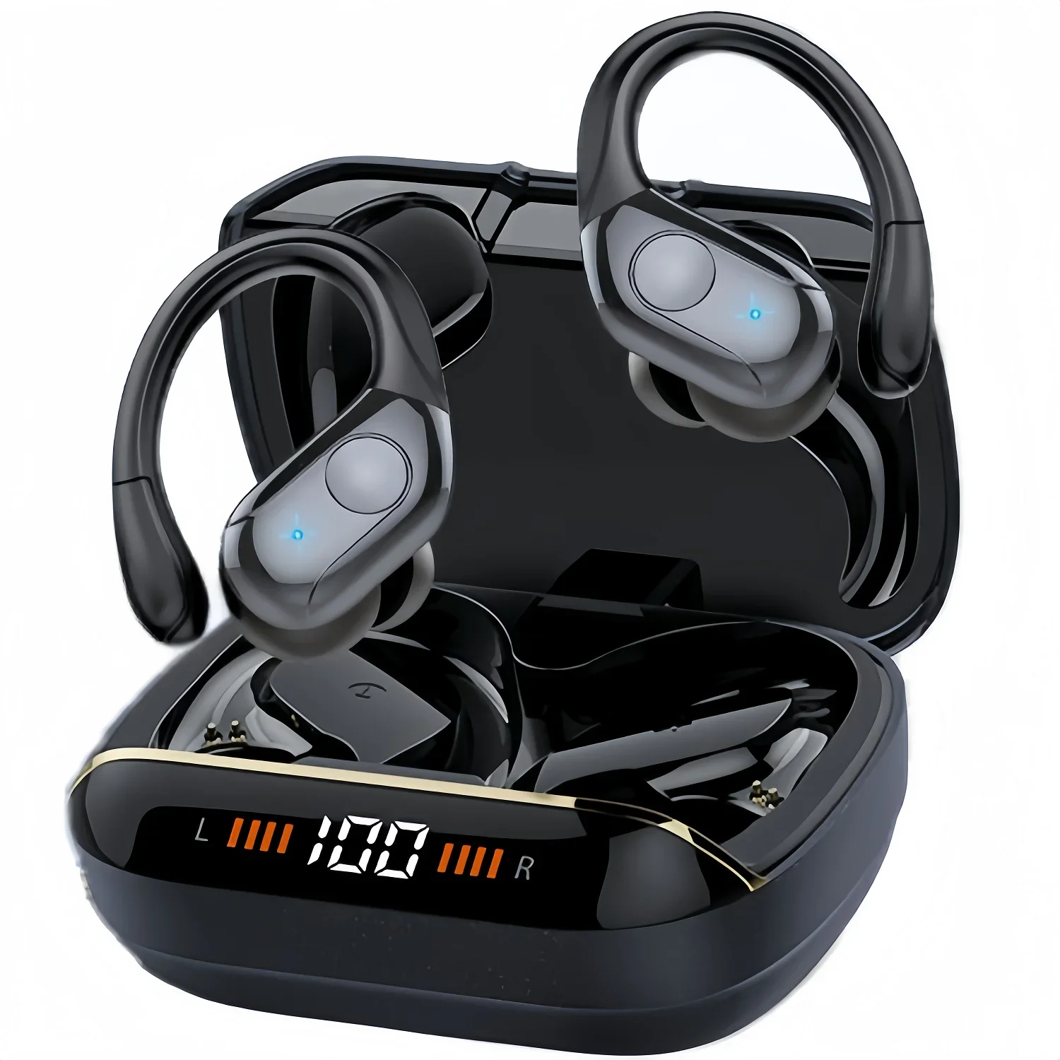 Беспроводные наушники с шумоподавлением, наушники Bluetooth 5.4, стереонаушники, спортивные вкладыши с крючками для занятий спортом, бегом, тренажерным залом
Беспроводные наушники с шумоподавлением, наушники Bluetooth 5.4, стереонаушники, спортивные вкладыши с крючками для занятий спортом, бегом, тренажерным залом