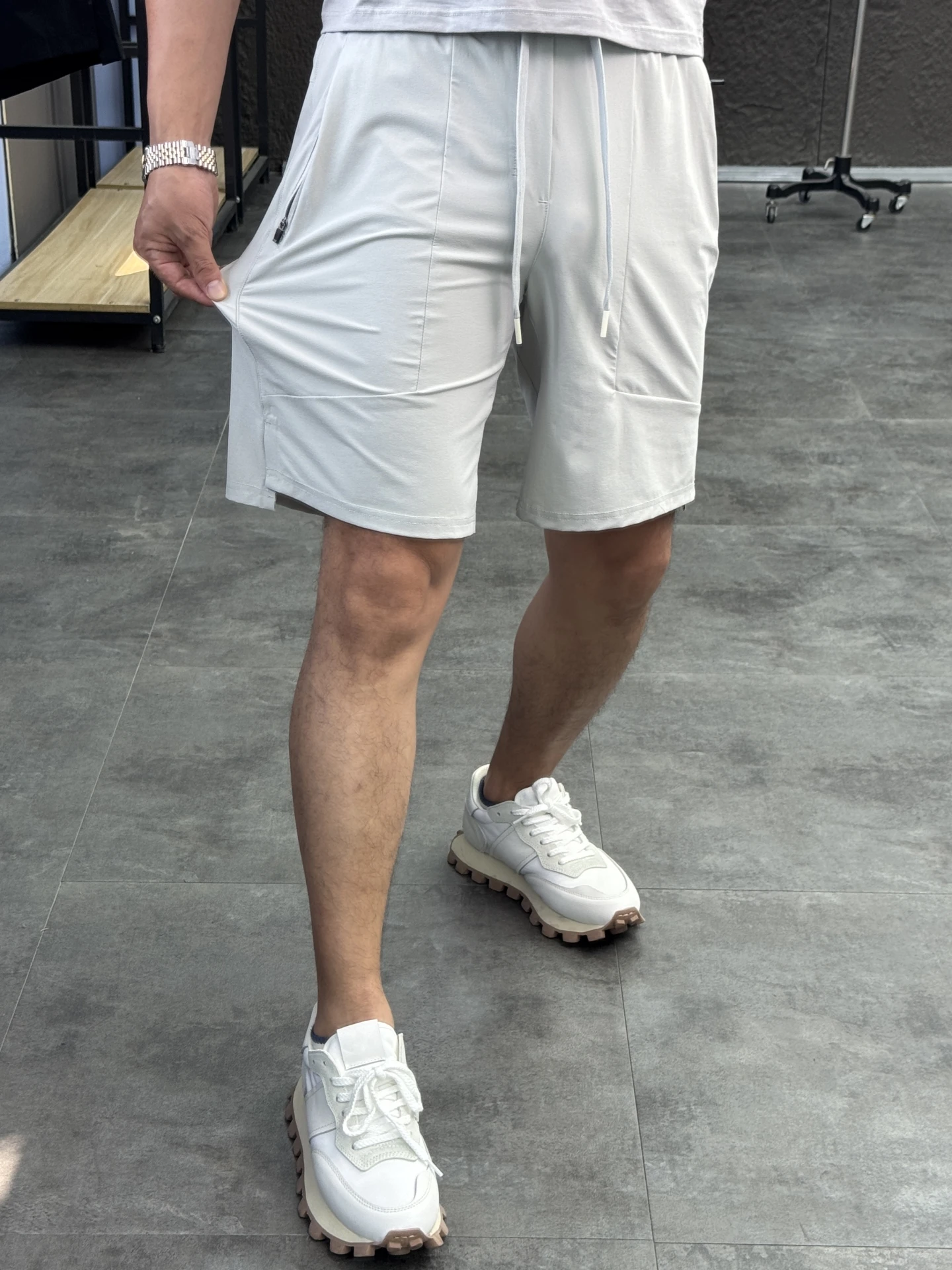 Мужская повседневная одежда для пригородных поездок, легкая, Qui Dry, длиной пять четвертей, уличная, летняя, удобная, прохладная, прямая брюка...
Мужская повседневная одежда для пригородных поездок, легкая, Qui Dry, длиной пять четвертей, уличная, летняя, удобная, прохладная, прямая брюка...