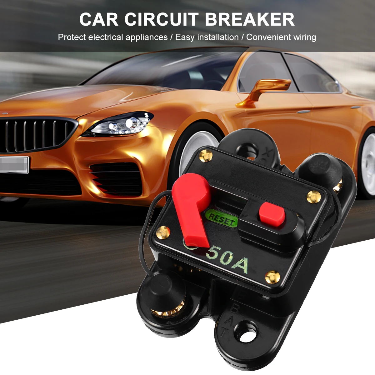 Self Recovery Circuit Breaker Fuse Holder Audio Refit Power Supply Compact Design High Sensitivity Conductivity
Self Recovery Circuit Breaker Fuse Holder Audio Refit Power Supply Compact Design High Sensitivity Conductivity