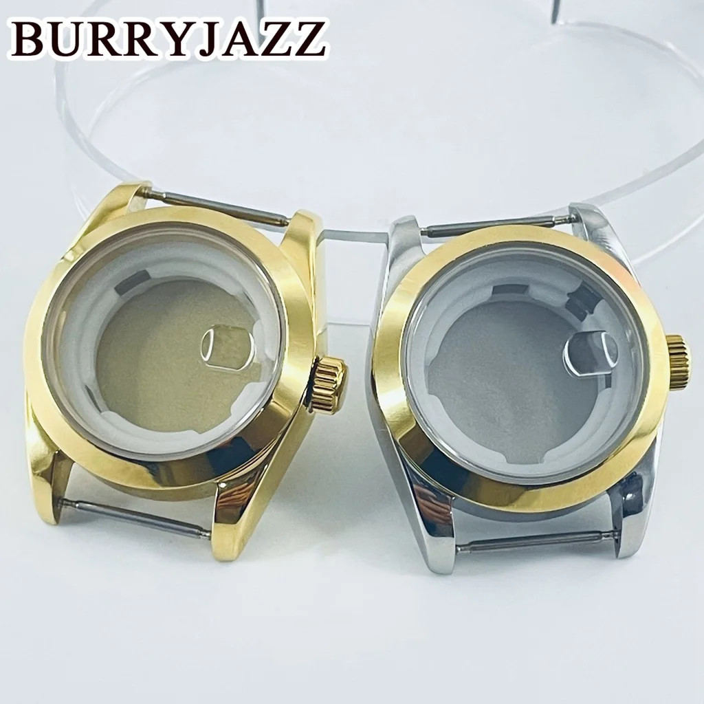 BURRYJAZZ 31mm NH05 NH06 Watch Case Silver Gold Stainless Steel Case With Sapphire Crysta Waterproof
BURRYJAZZ 31mm NH05 NH06 Watch Case Silver Gold Stainless Steel Case With Sapphire Crysta Waterproof