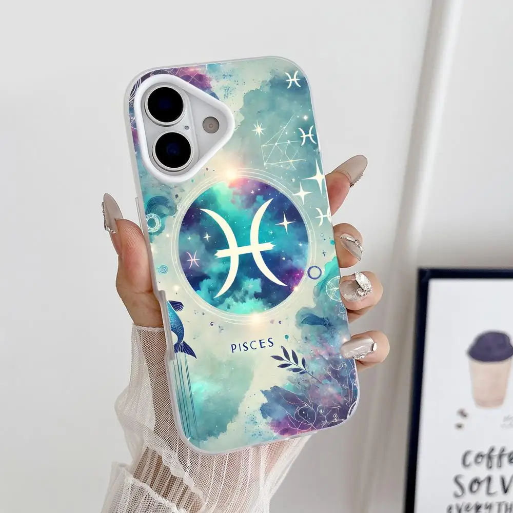 Zodiac Sign Pisces Phone Case for iPhone 17 16 15 14 13 12 11 Air Pro Max Plus Jelly Double layer White Cover
Zodiac Sign Pisces Phone Case for iPhone 17 16 15 14 13 12 11 Air Pro Max Plus Jelly Double layer White Cover