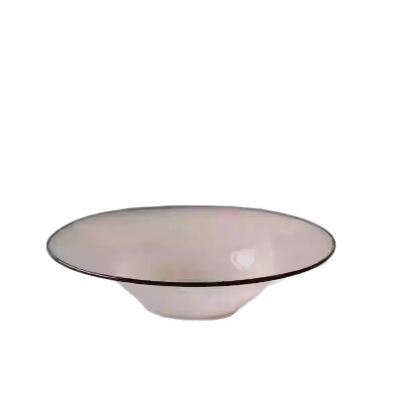 High-end living room glazed fruit plate light luxury household coffee table dried fruit snack plate pink plate
High-end living room glazed fruit plate light luxury household coffee table dried fruit snack plate pink plate