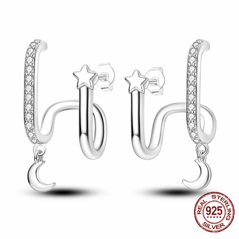 A high-quality pair of S925 sterling silver earrings, women's earrings, anniversary and wedding jewelry gifts.
A high-quality pair of S925 sterling silver earrings, women's earrings, anniversary and wedding jewelry gifts.