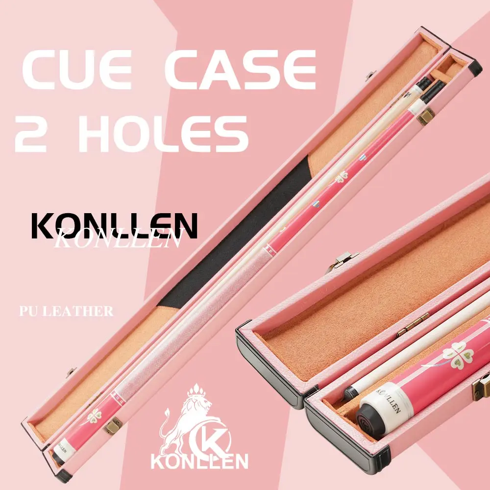 KONLLEN Pool Cue Case 1 Butt and 1 Shaft Billiard Stick 1x1 PU Pool Stick Case Holds Large Capacity Carrying Cases
KONLLEN Pool Cue Case 1 Butt and 1 Shaft Billiard Stick 1x1 PU Pool Stick Case Holds Large Capacity Carrying Cases