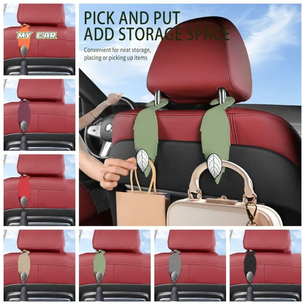 2Pcs Suede Leather Leaf Shape Car Seat Hook High Load-bearing Turned Fur Car Seat Headrest Hook Tidying Novelty
2Pcs Suede Leather Leaf Shape Car Seat Hook High Load-bearing Turned Fur Car Seat Headrest Hook Tidying Novelty